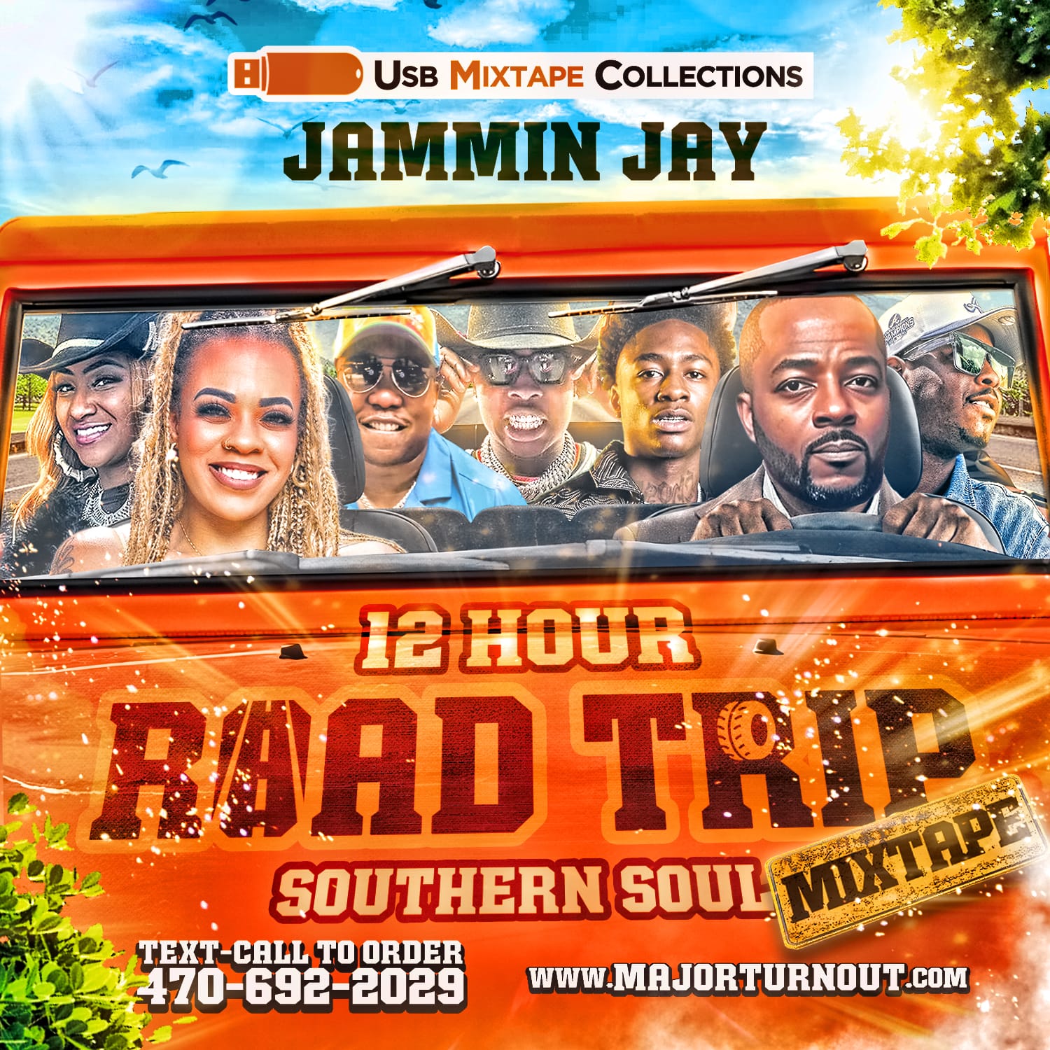12 HOUR ROAD TRIP Southern Soul Edition – MAJOR TURNOUT MUSIC