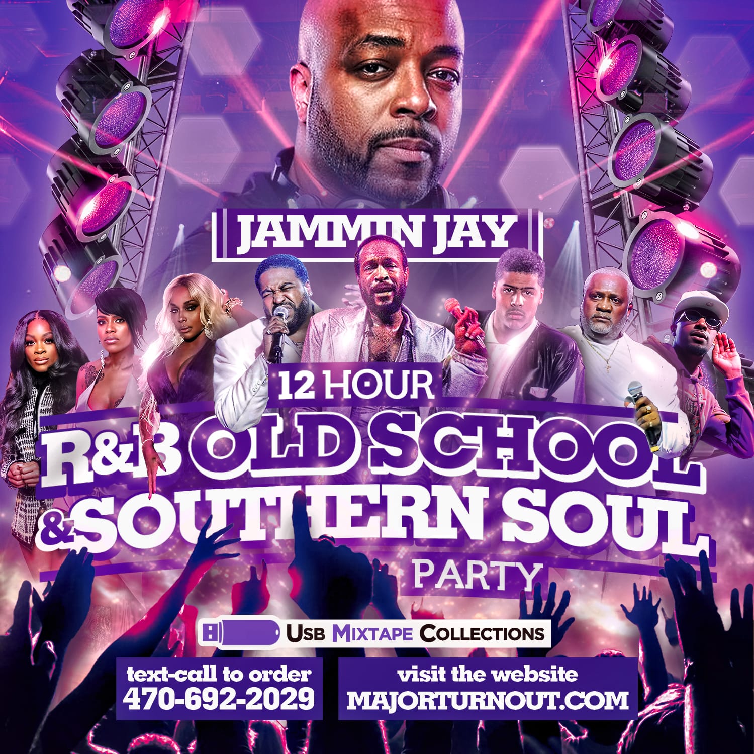 12 HOUR R&B OLD SCHOOL & SOUTHERN SOUL PARTY USB